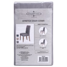 1 Seater Faux Suede Dining Chair Covers Only (Set of 6)